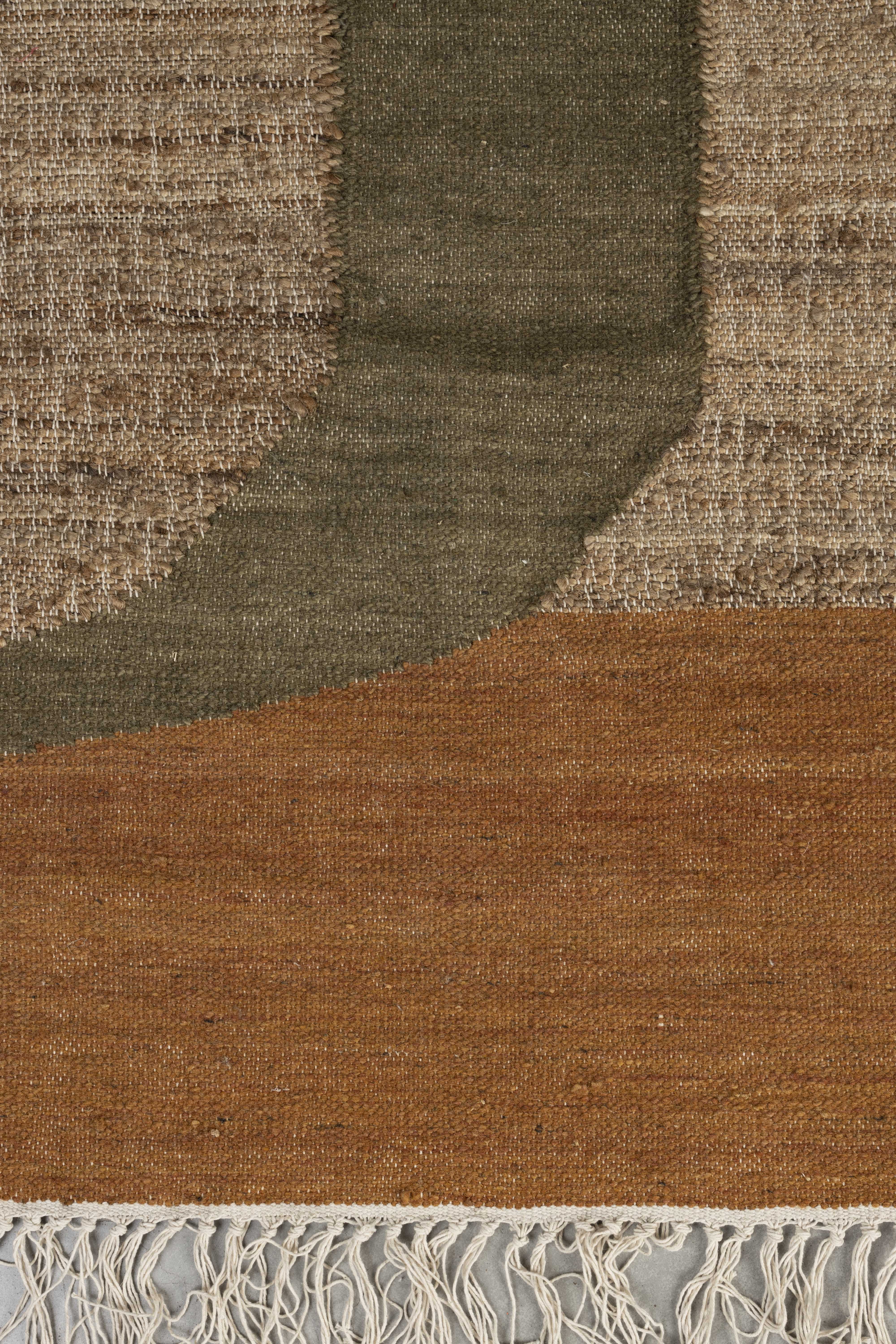 Carpet Pavilion 200x300 Natural Green Brown