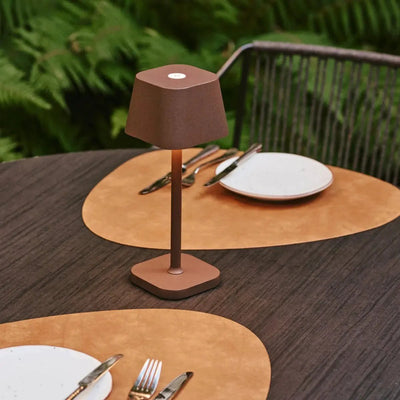 Tafellamp oplaadbaar Ava Mokka Bruin by Tavellio - Amsterdam