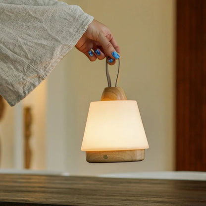 Tafellamp oplaadbaar Liv lichtbruin