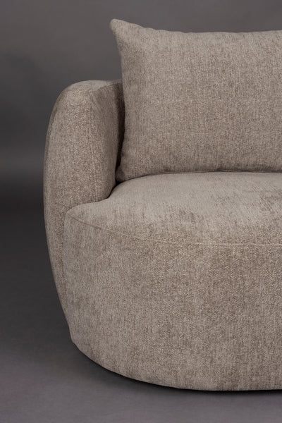 Fauteuil Rocca Cappuccino by Dutchbone