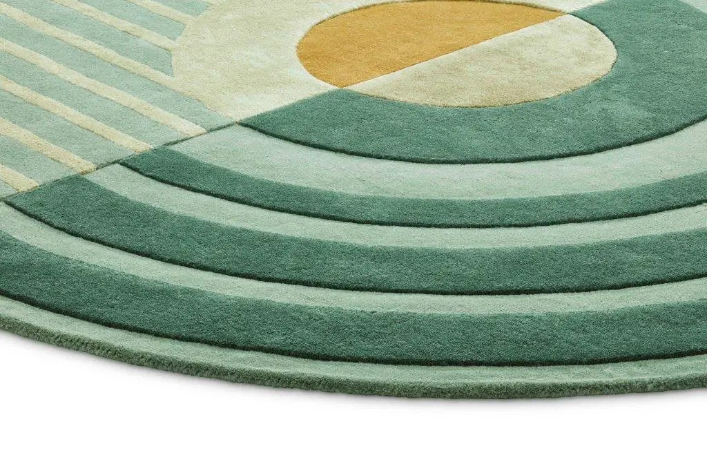 Fano Girare Groen ø200 by Brinker Carpets