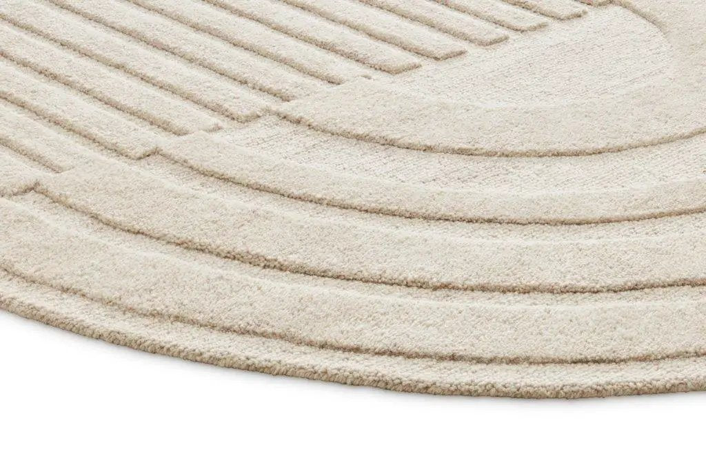 Monza Girare 815 Lichtgrijs ø200 by Brinker Carpets