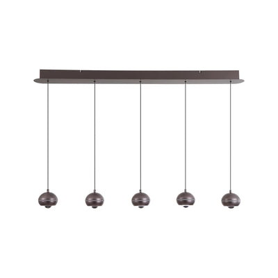 Hanglamp Meteor 5-lichts - Black Nickel by Searchlight