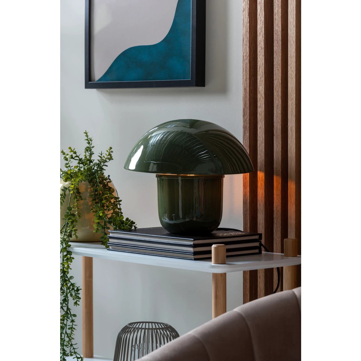 Tafellamp Dikke Paddestoel Groen by Leitmotiv