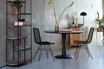 Eettafel Brix Vivian Zwart 120cm by Brix