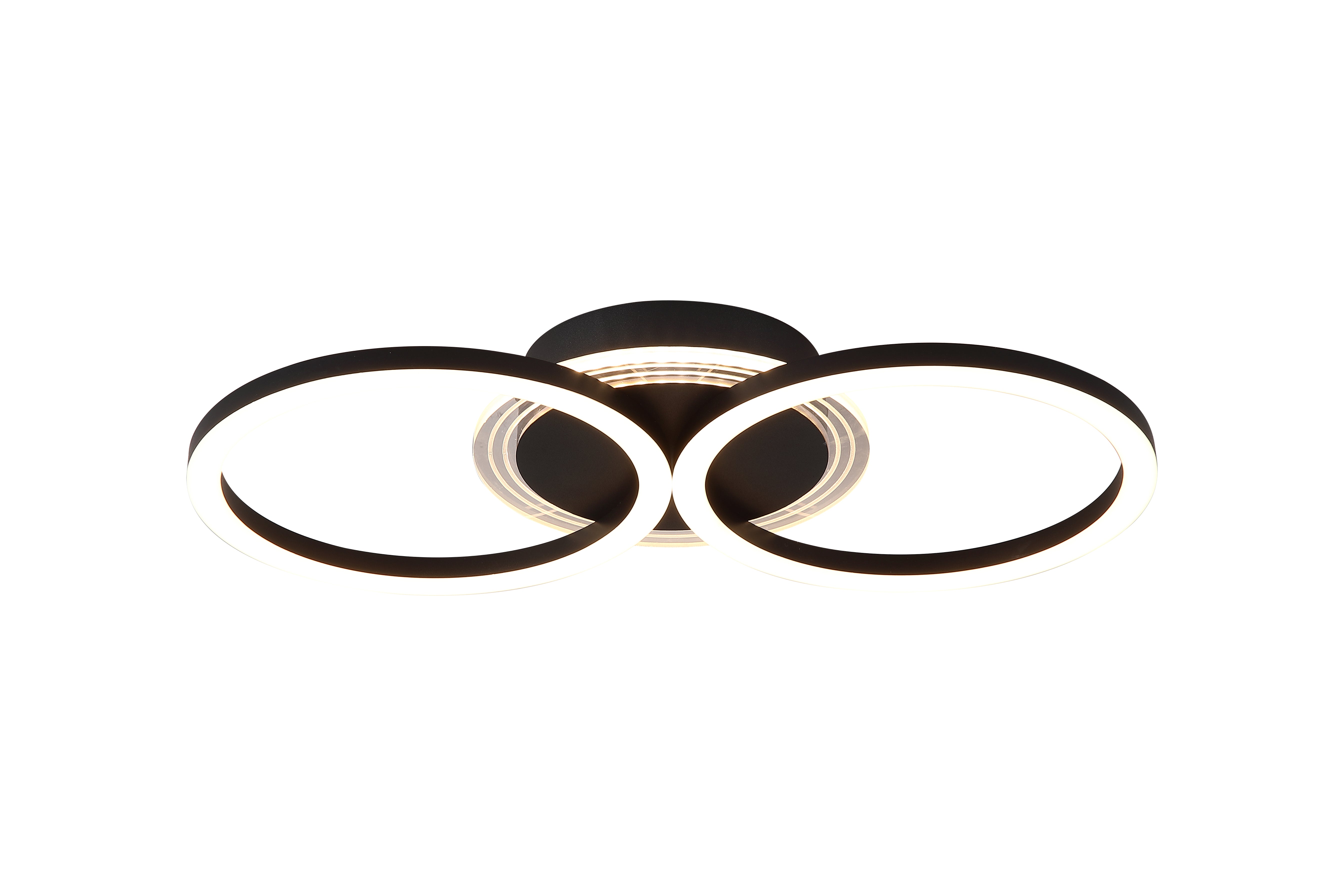 Contour LED Flush, Matt Black