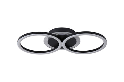 Contour LED Flush, Matt Black