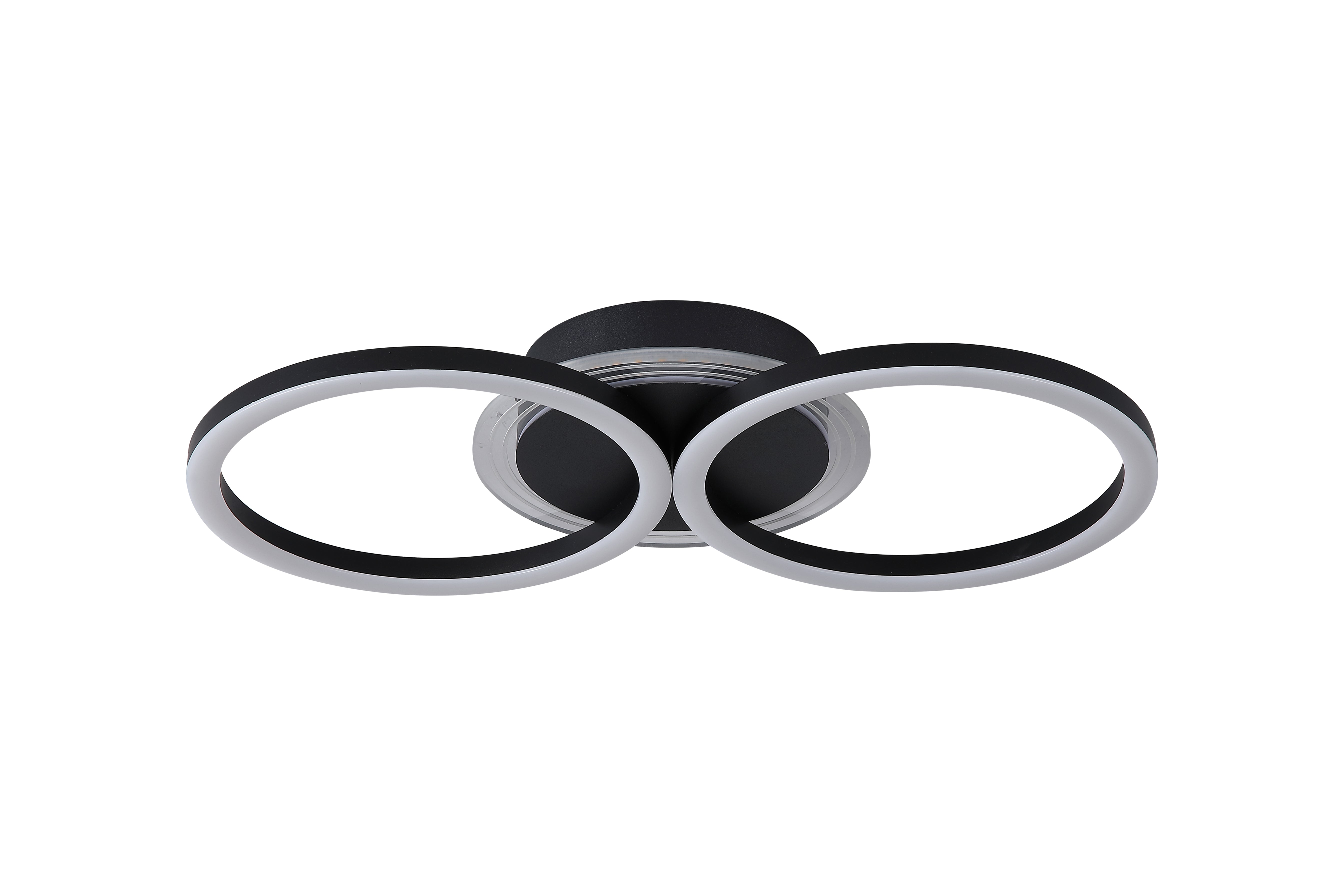 Contour LED Flush, Matt Black