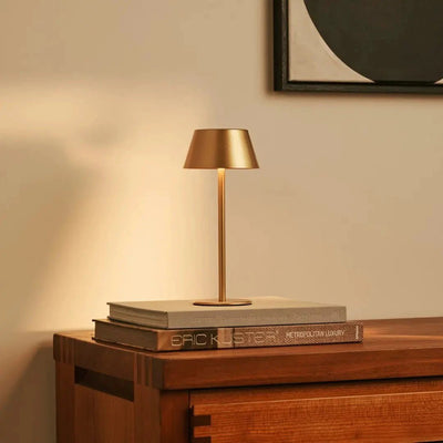 Tafellamp oplaadbaar Milou Gold by Tavellio - Amsterdam