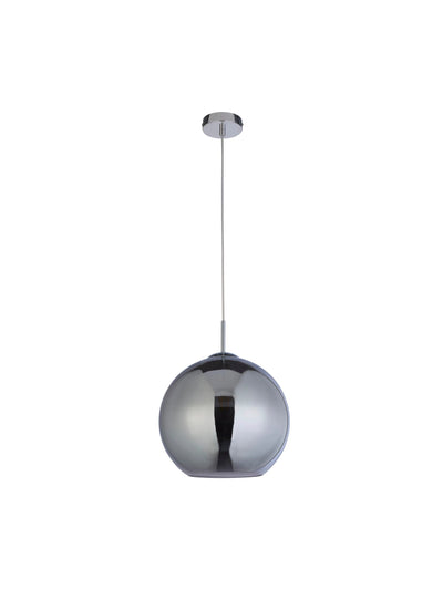 Hanglamp Balls - Chrome Metal & Smoked Glass by Searchlight