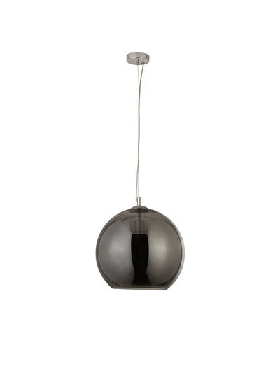 Hanglamp Balls - Chrome Metal & Smoked Glass by Searchlight