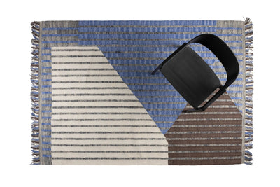 Vloerkleed Hampton 160x230 Blue by Dutchbone