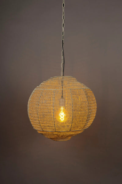 Hanglamp Meezan Sand Grey M by Dutchbone