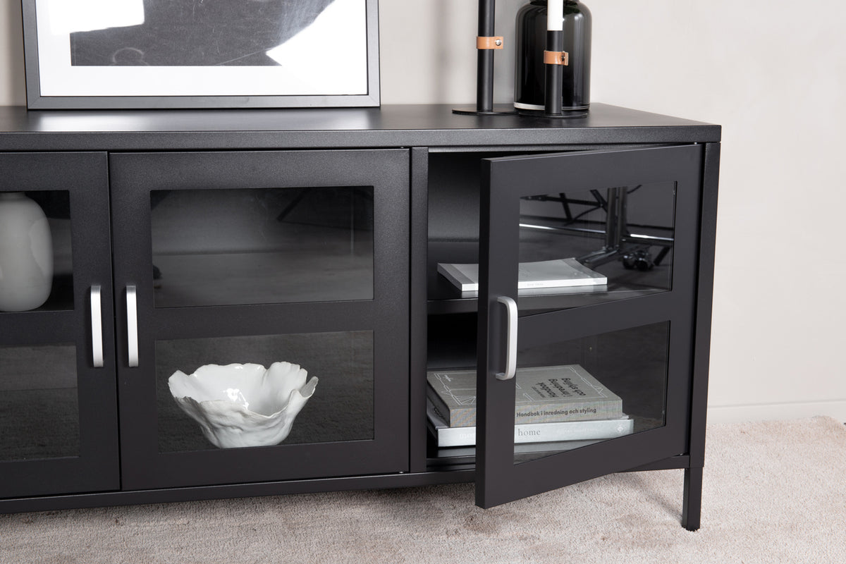 TV-meubel Acero 48 x 58 x 120 Zwart