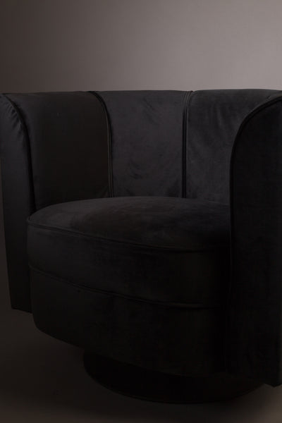 Fauteuil Flower Black by Dutchbone