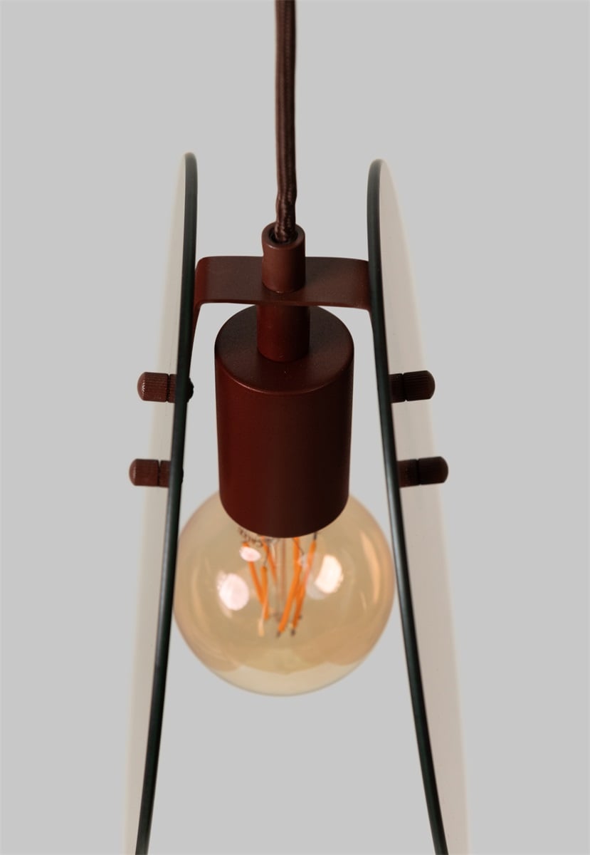 Hanglamp Toledo, bruin