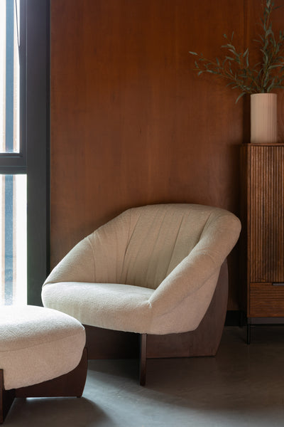 Fauteuil Emilius Beige by Dutchbone