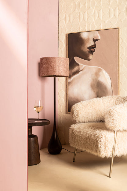 Liliana Bruin Schilderij Rechthoek Vrouw - depauwwonen