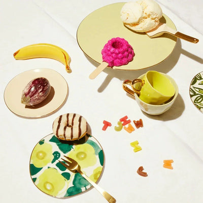 Good Morning Taartplateau Pale Green by Urban Nature Culture