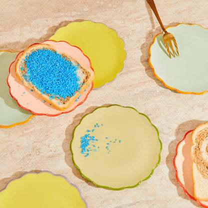 Good Morning bord Sculpted, Celadon