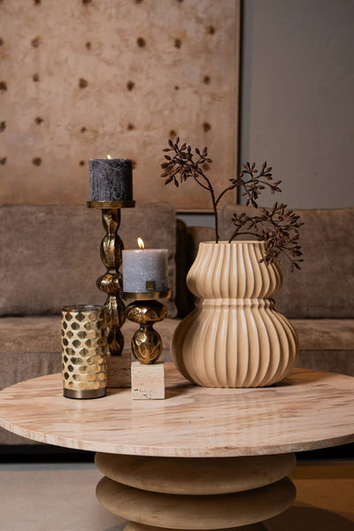 Salontafel Callain Mangohout en Marmer by PTMD