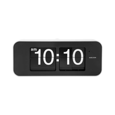 Wandklok Wide Flip Wit by Karlsson