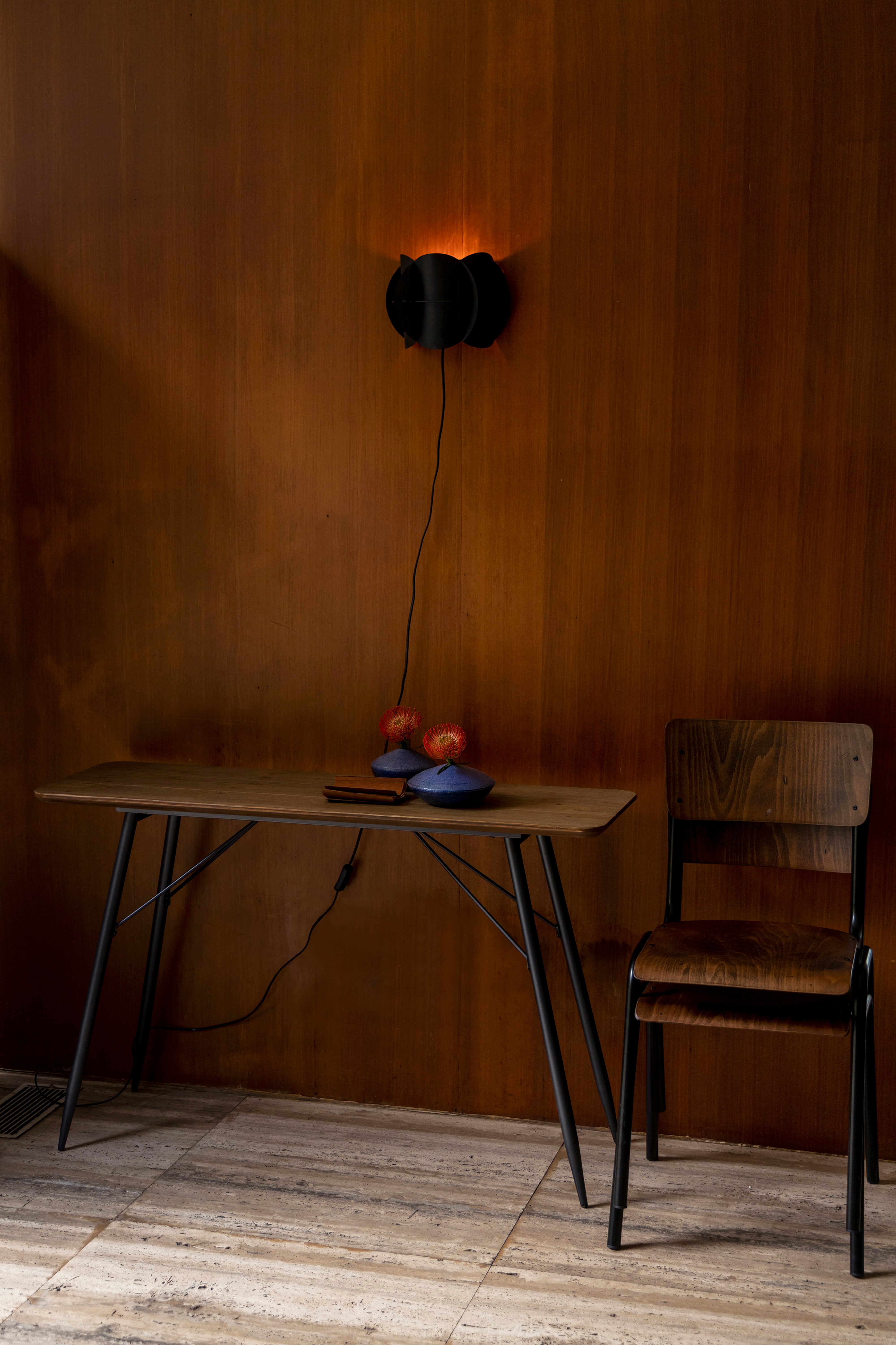 Wall Lamp Corridor Black