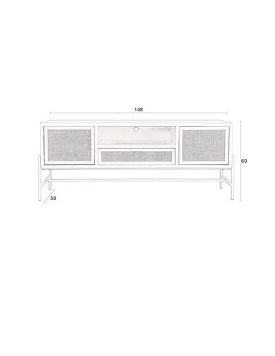 Dressoir Yasu Black by Dutchbone