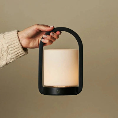 Tafellamp oplaadbaar George donkerbruin hout by Tavellio - Amsterdam