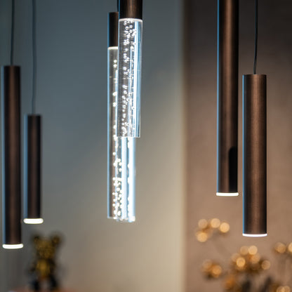 Hanglamp Oxley brons groot