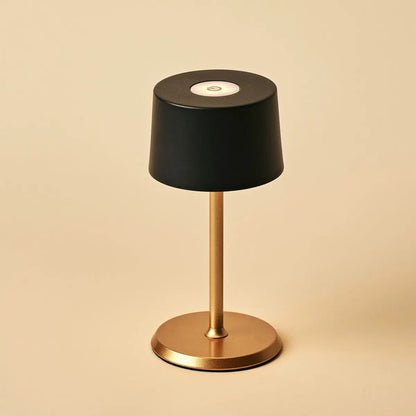 Tafellamp oplaadbaar David Zwart & Goud 2 op 1 met verstelbare hoogte