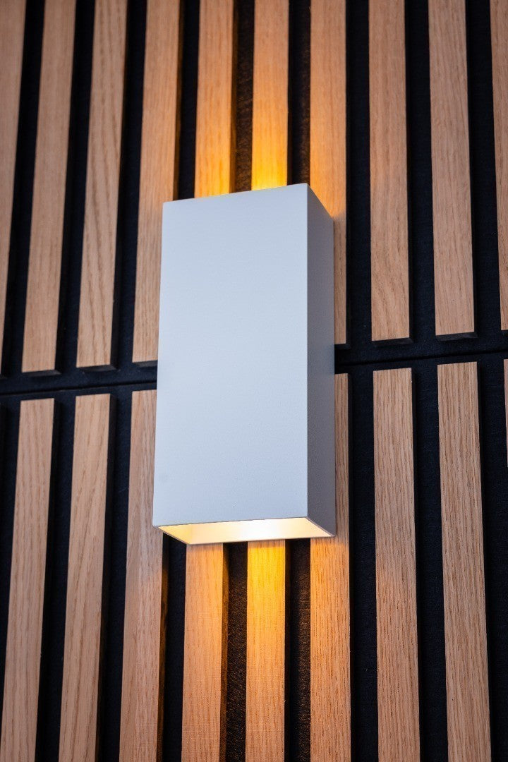 Wandlamp David white (set van 2)