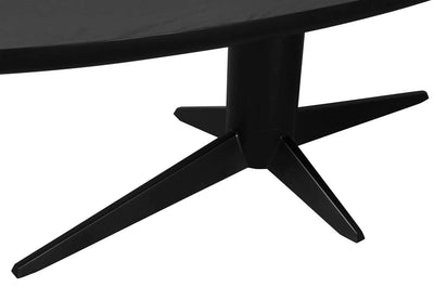 Eettafel Rayford zwart ovaal 230 by Richmond Interiors