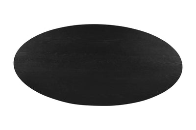 Eettafel Rayford zwart ovaal 230 by Richmond Interiors