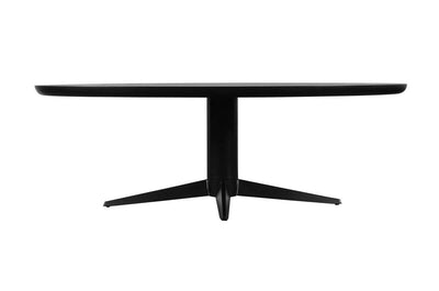 Eettafel Rayford zwart ovaal 230 by Richmond Interiors