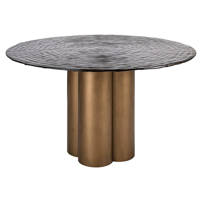 Eettafel Glastonburry antiekgoud 135Ø by Richmond Interiors