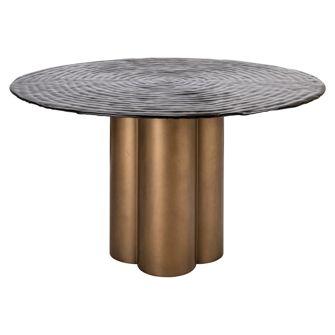 Eettafel Glastonburry antiekgoud 135Ø by Richmond Interiors