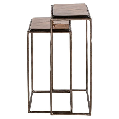 Bijzettafel Villano brons (Set van 2) by Richmond Interiors