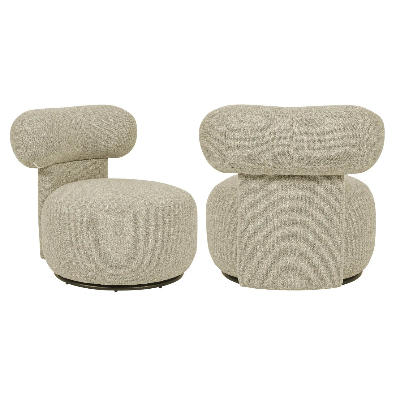 Loungestoel Kaya cayennebruin draaibaar by Richmond Interiors