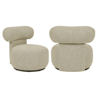 Loungestoel Kaya cayennebruin draaibaar by Richmond Interiors
