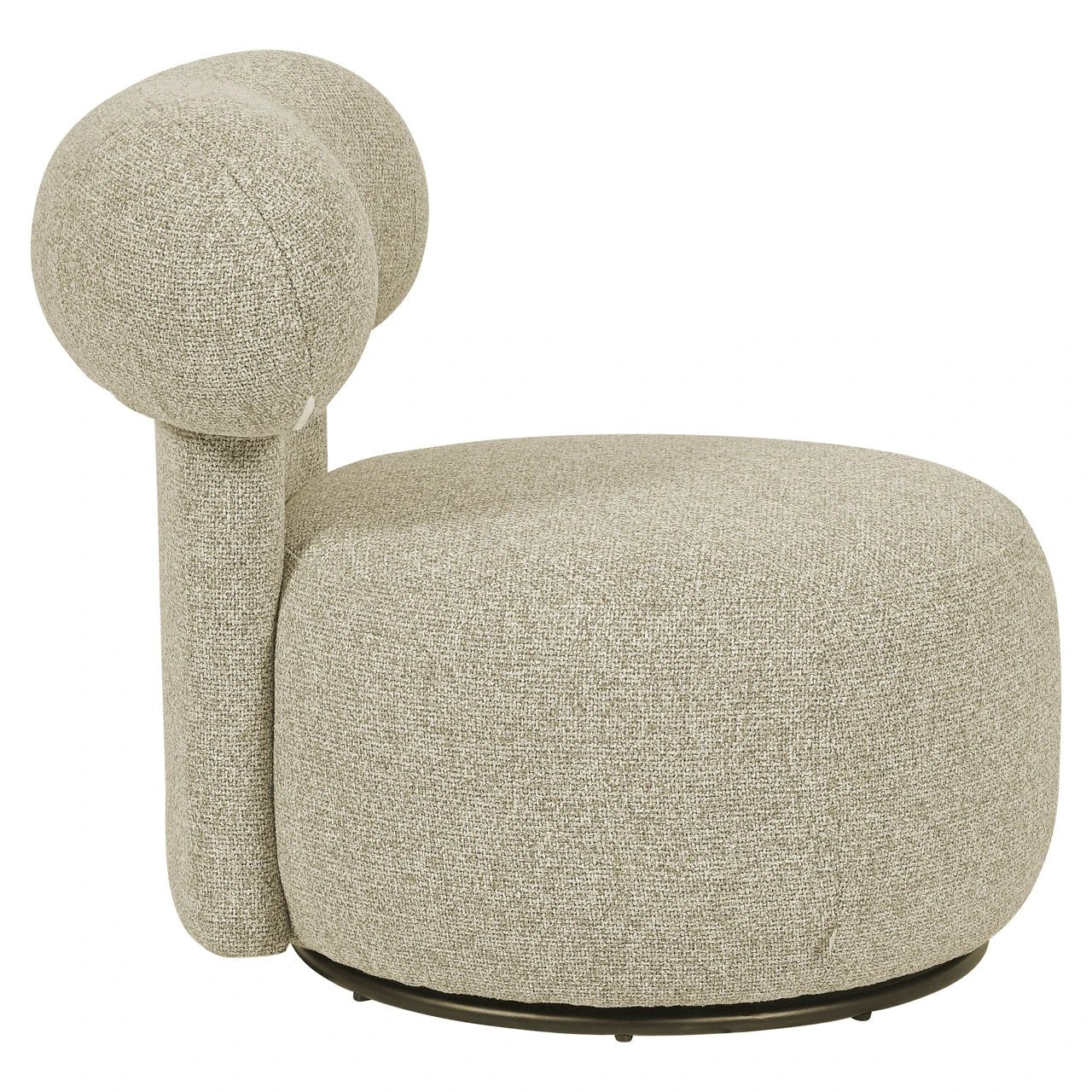 Loungestoel Kaya cayennebruin draaibaar by Richmond Interiors