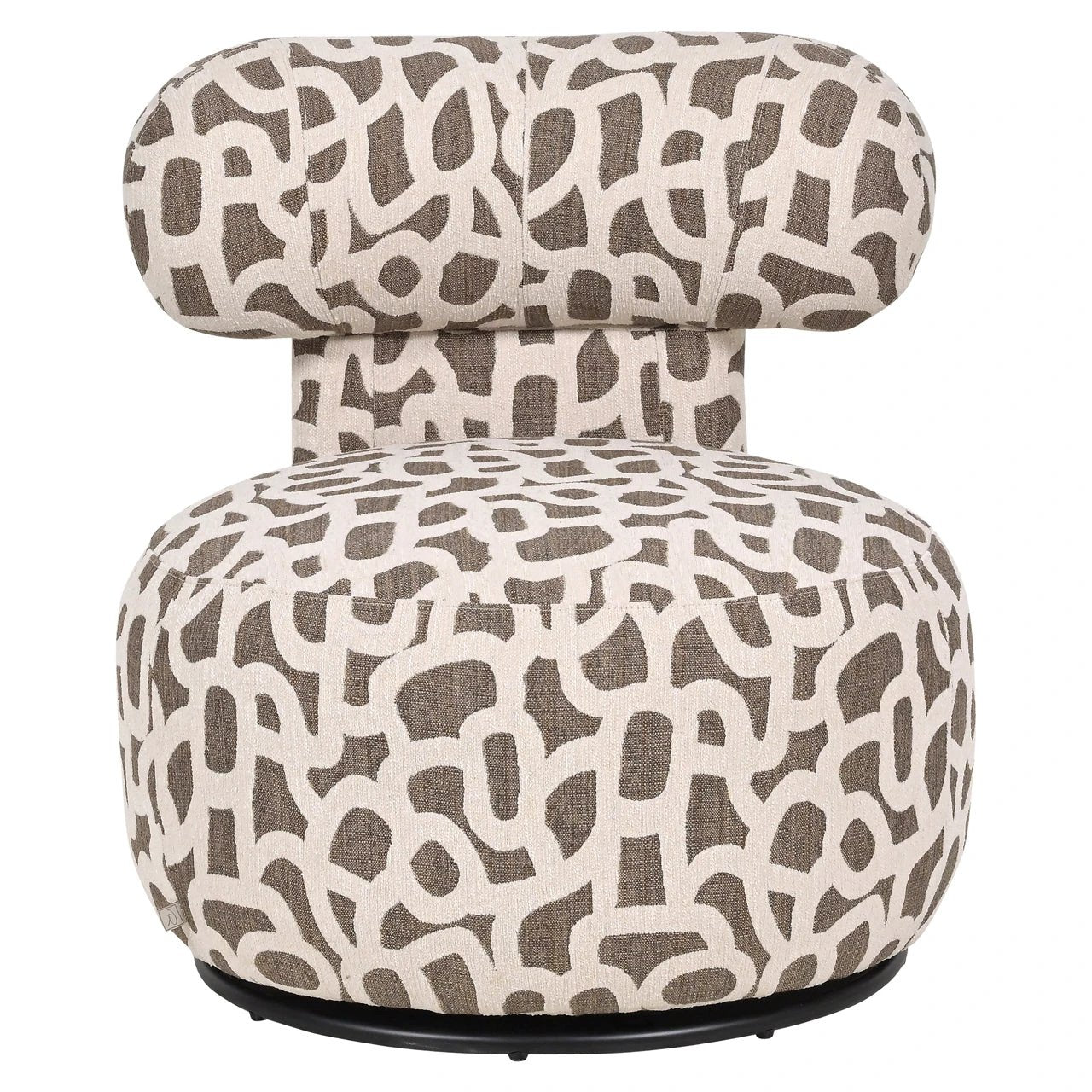 Loungestoel Kaya gevlochten bruin by Richmond Interiors