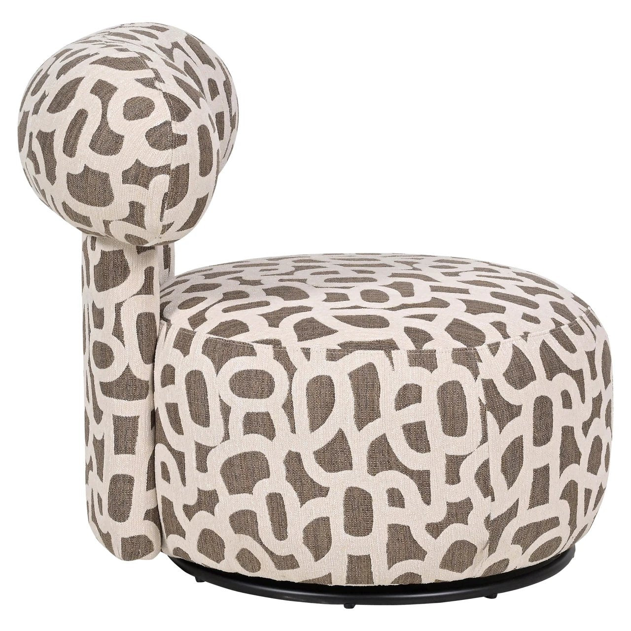 Loungestoel Kaya gevlochten bruin by Richmond Interiors