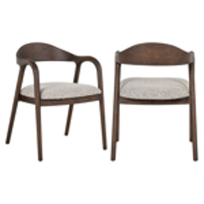 Eetkamerstoel Mihara mocca chique vlamvertragend by Richmond Interiors