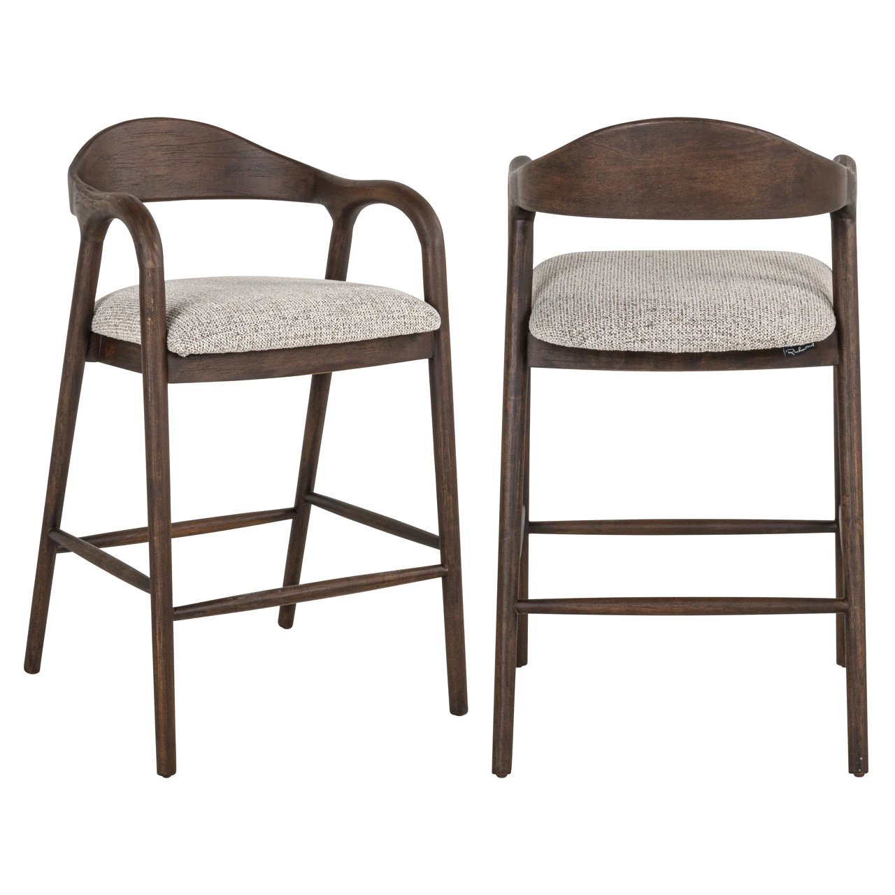 Counterstoel Mihara Mocca Fancy brandvertragend by Richmond Interiors