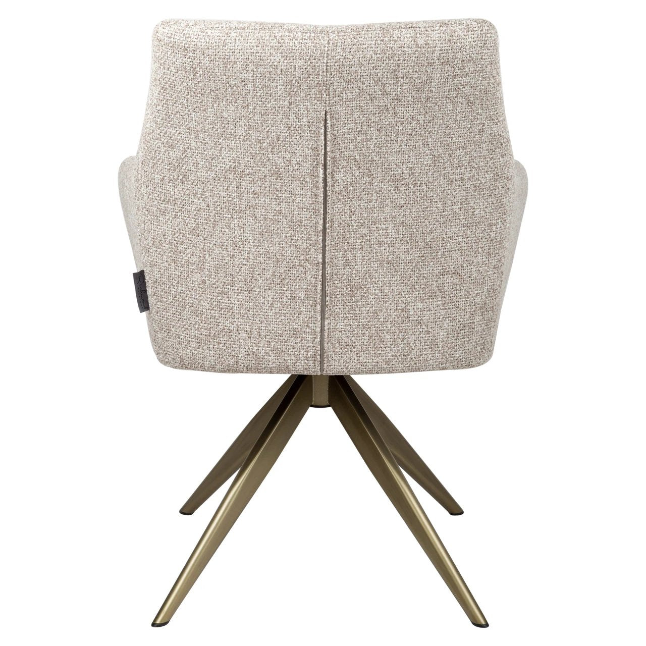 Eetkamerstoel Lisonne cayennebruin draaibaar vlamvertragend by Richmond Interiors