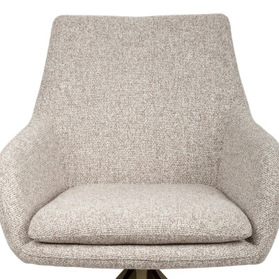 Eetkamerstoel Lisonne cayennebruin draaibaar vlamvertragend by Richmond Interiors
