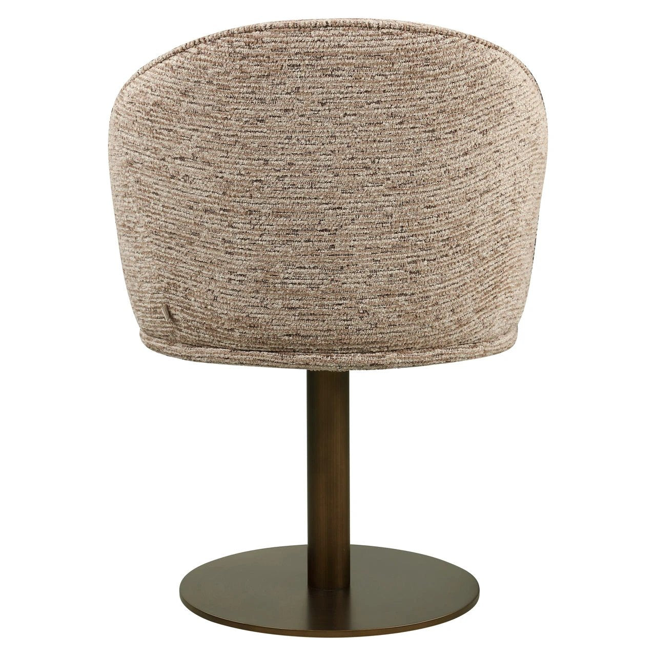 Eetkamerstoel Beverly mokka lineair draaibaar by Richmond Interiors