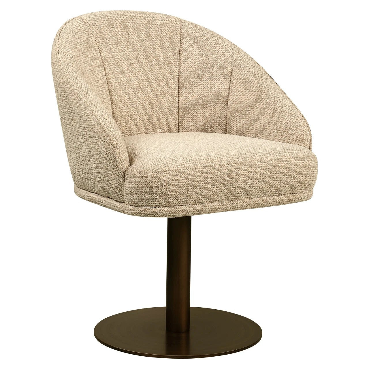 Eetkamerstoel Beverly naturel chique draaibaar by Richmond Interiors