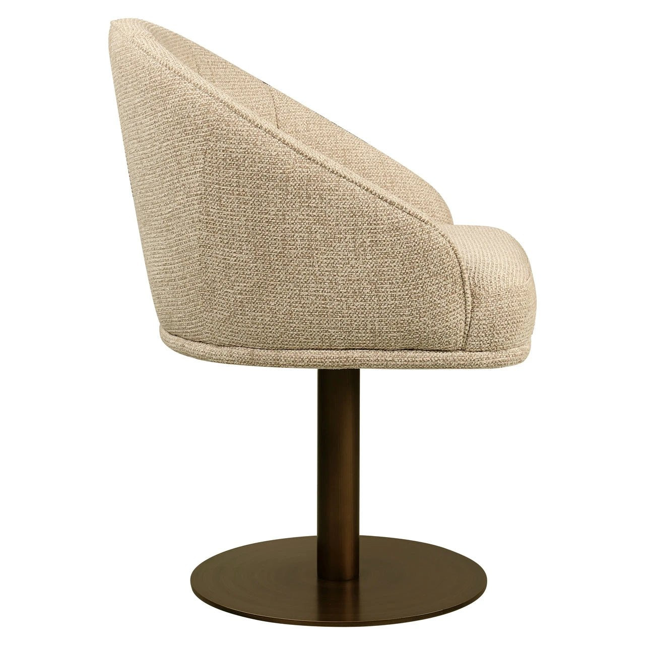 Eetkamerstoel Beverly naturel chique draaibaar by Richmond Interiors